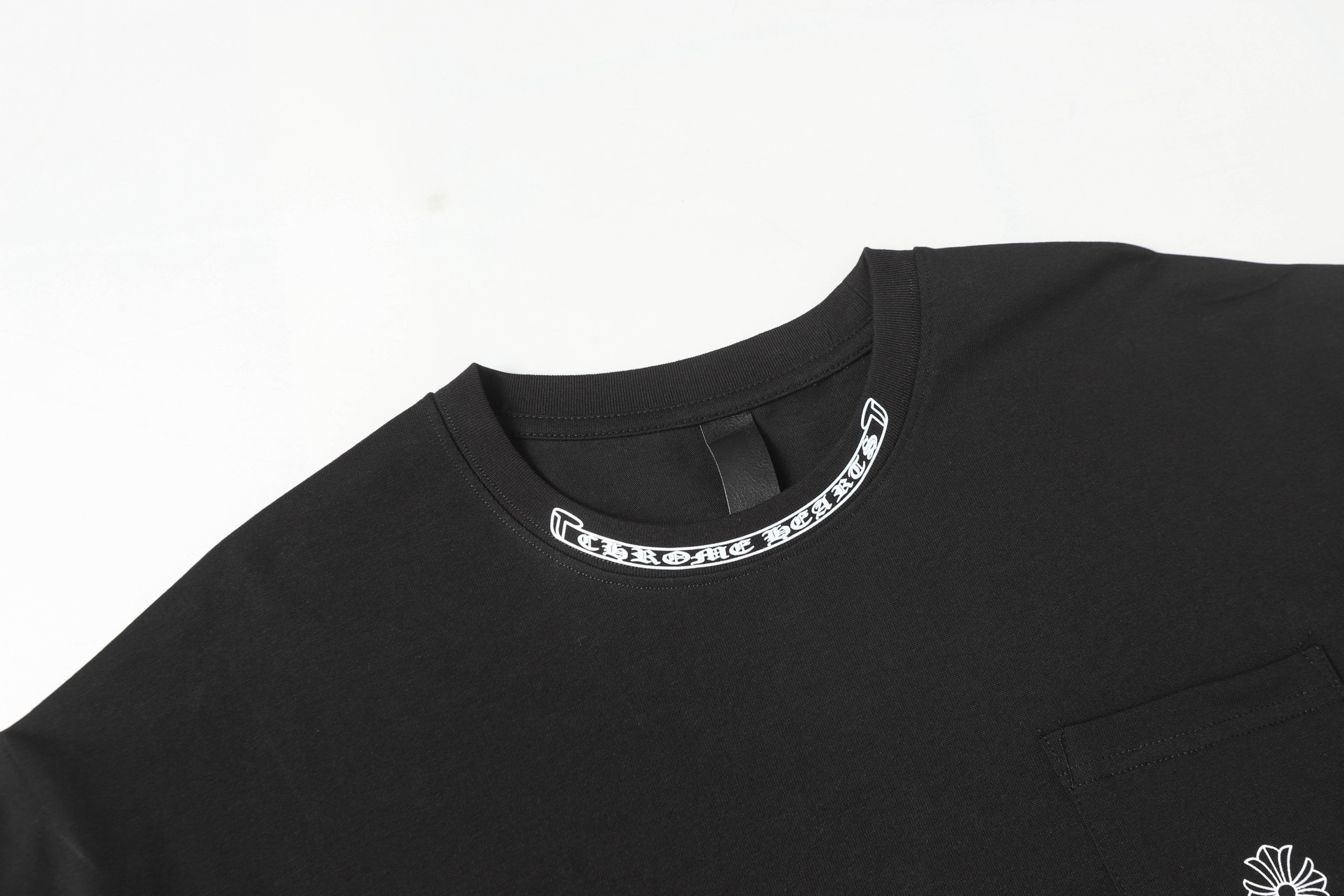 Chrome Hearts CH Greek Cross T-sleeves: Top Quality Customised Cotton Shirt - 图片 3