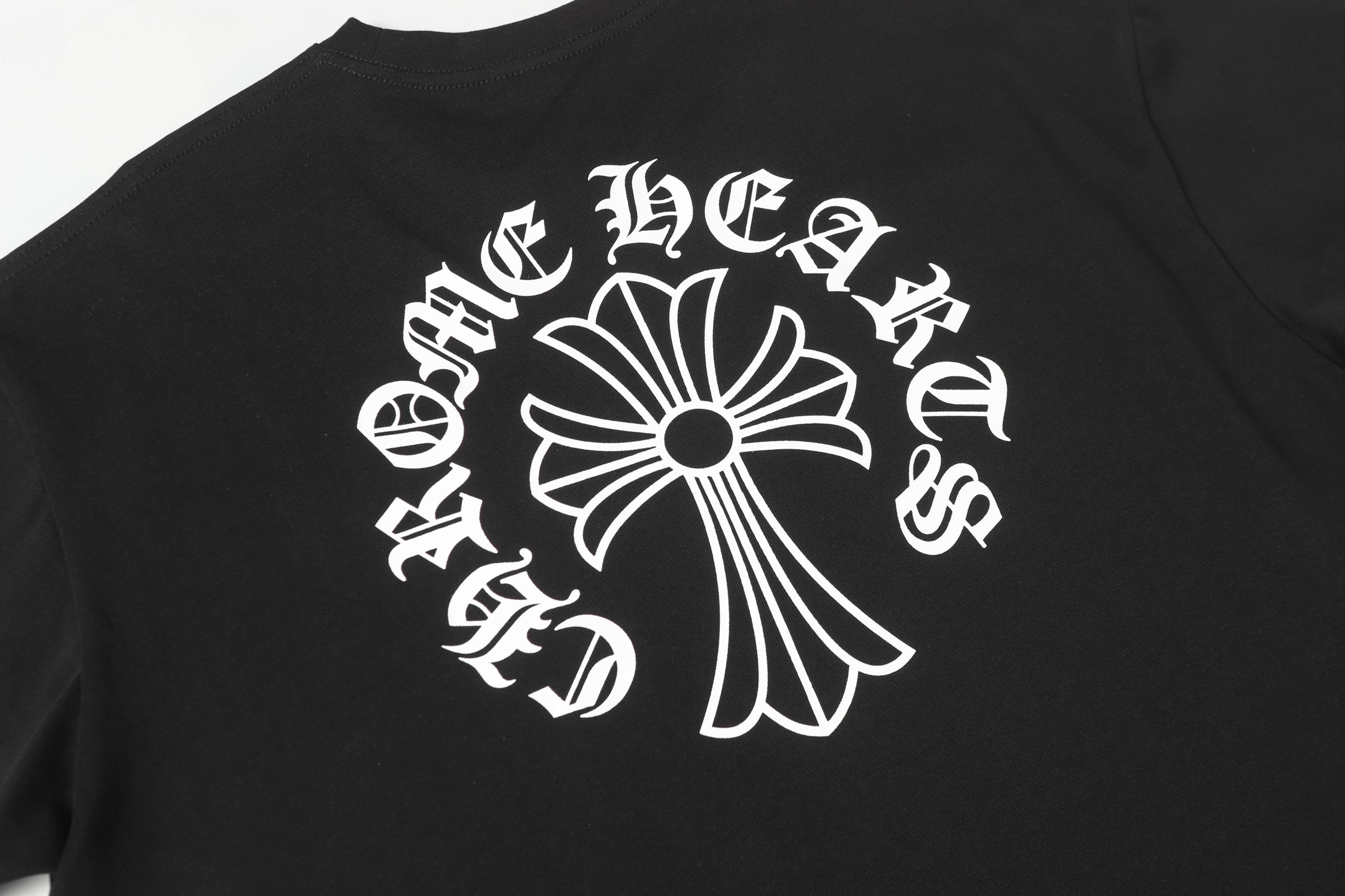 Chrome Hearts CH Greek Cross T-sleeves: Top Quality Customised Cotton Shirt - 图片 7