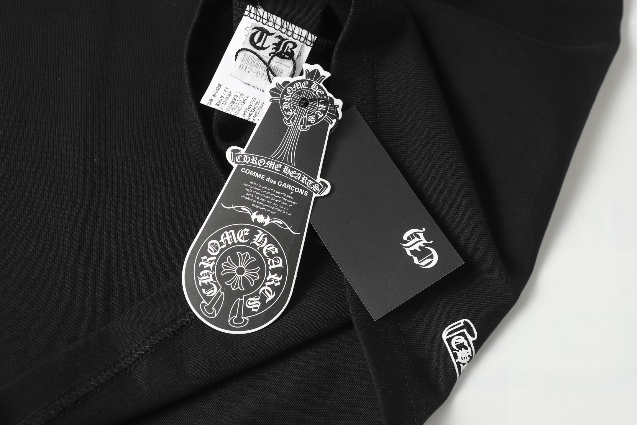Chrome Hearts CH Greek Cross T-sleeves: Top Quality Customised Cotton Shirt - 图片 9