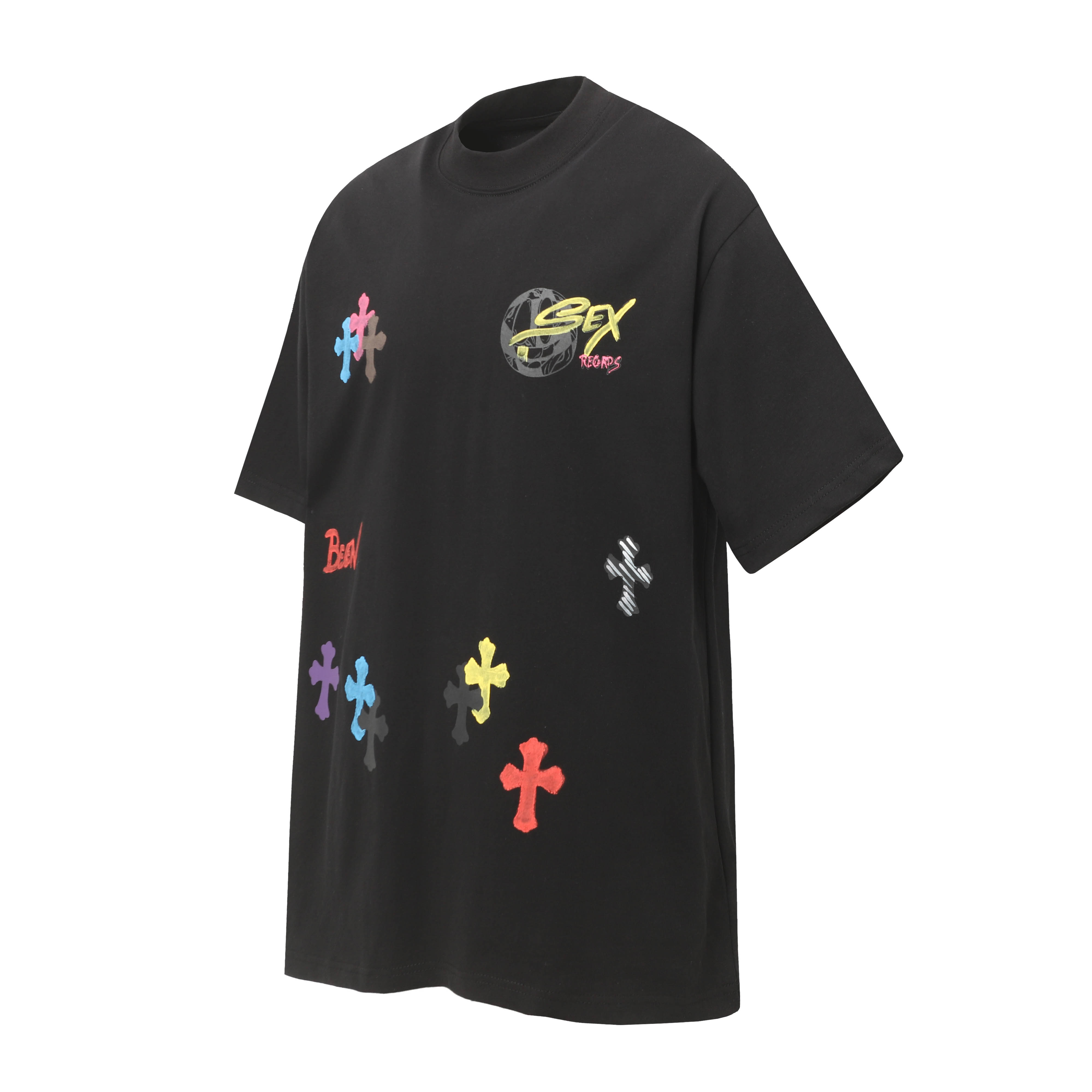 Chrome Hearts CH Crouched Crosses T-Shirt: Top-Quality Customised Design, 280g Cotton