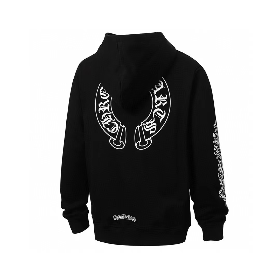 Chrome Hearts 23SS Scroll Horseshoe Zip-Up Hoodie - High Quality 3 i1743588361945 1810 0 1