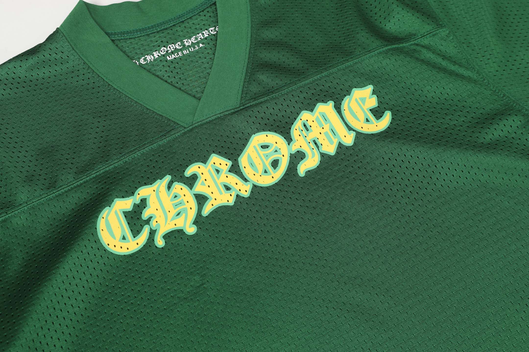 Chrome Hearts Green Mesh Double Layer Ice Hockey Jersey Sportswear Set 6 i1754081252227 2793 0 4