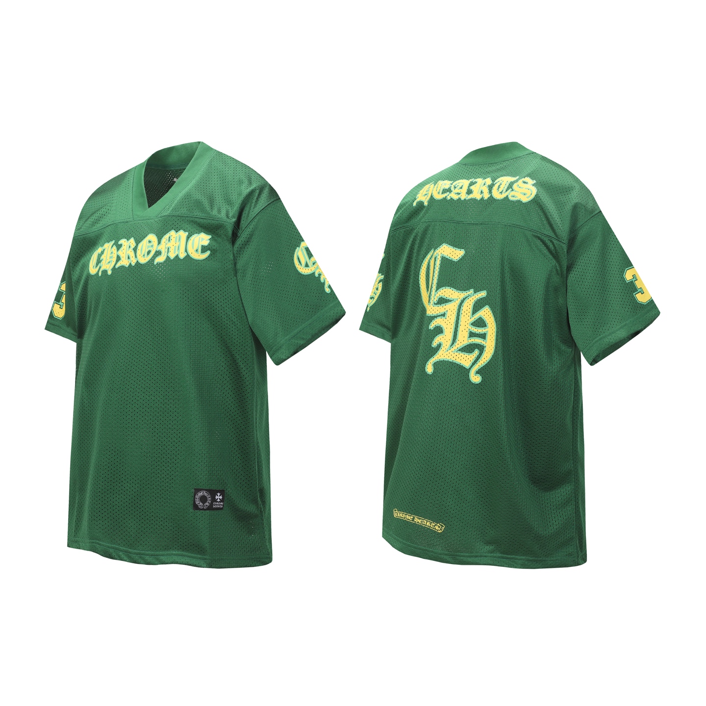 Chrome Hearts Green Mesh Double Layer Ice Hockey Jersey Sportswear Set 2 i1754081254065 9829 0 0