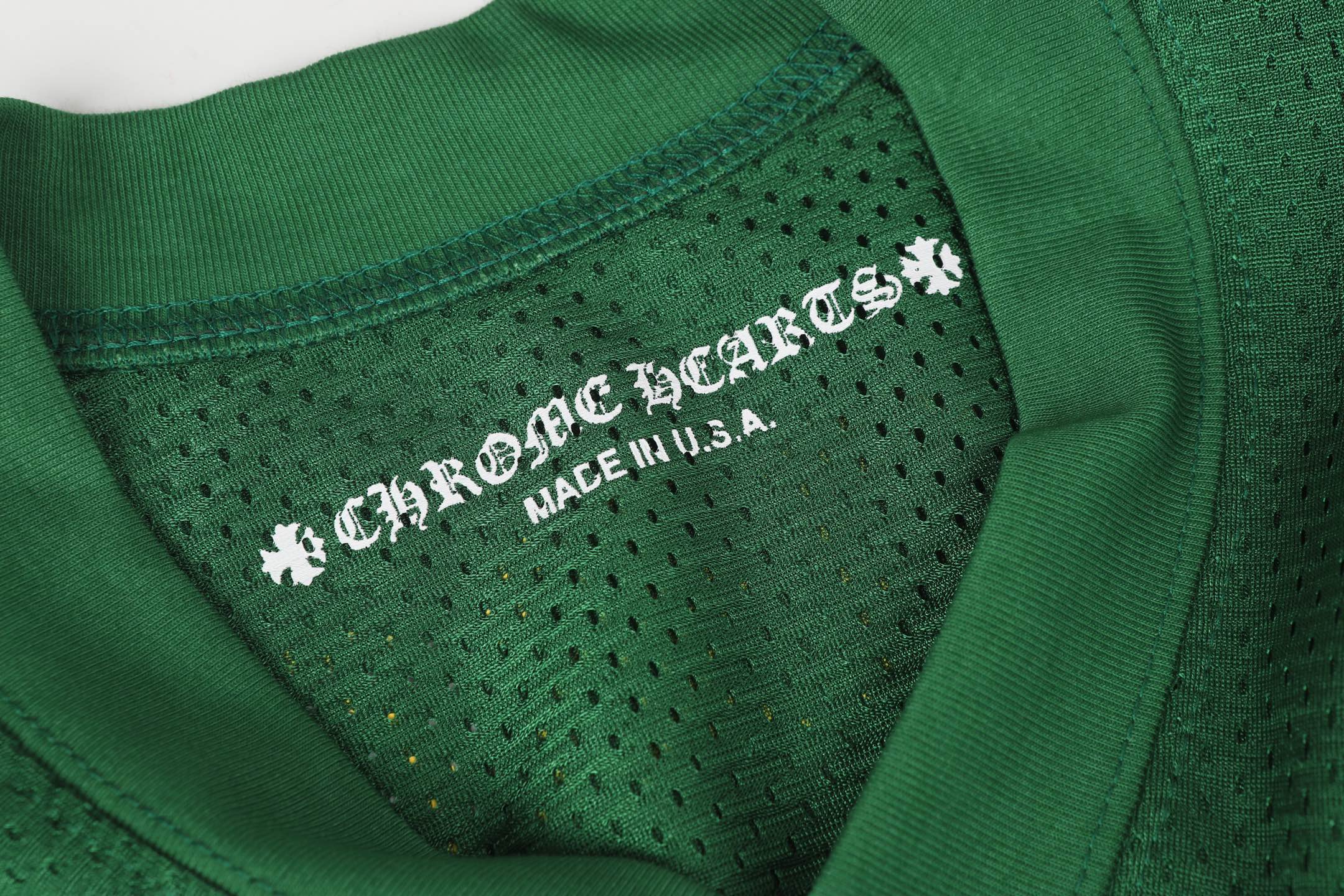 Chrome Hearts Green Mesh Double Layer Ice Hockey Jersey Sportswear Set 8 i1754081254090 8524 0 6