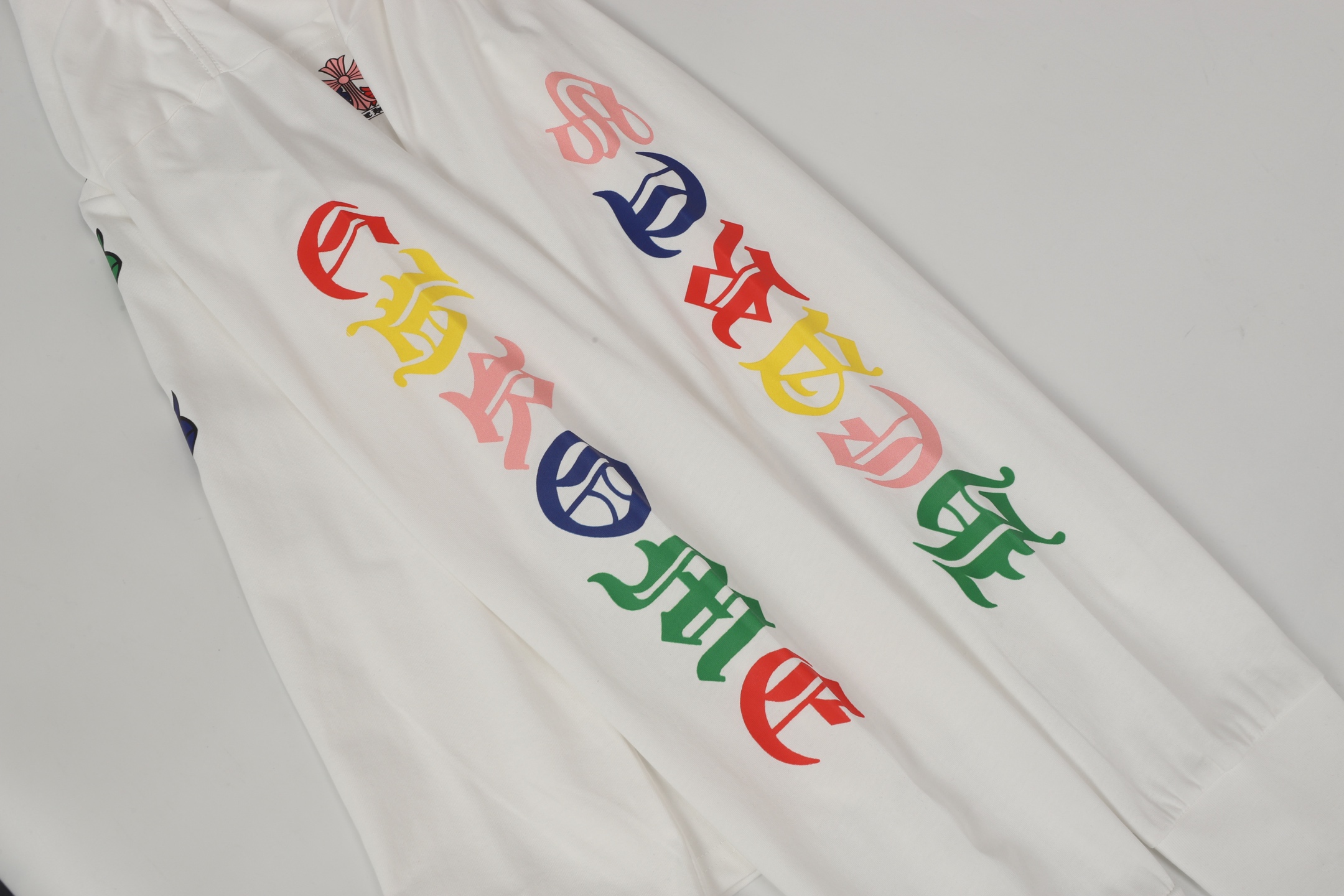 Chrome Hearts Long Sleeve T-Shirt with Colorful Crosses and Lettering 9 i1754469838756 9652 0 7