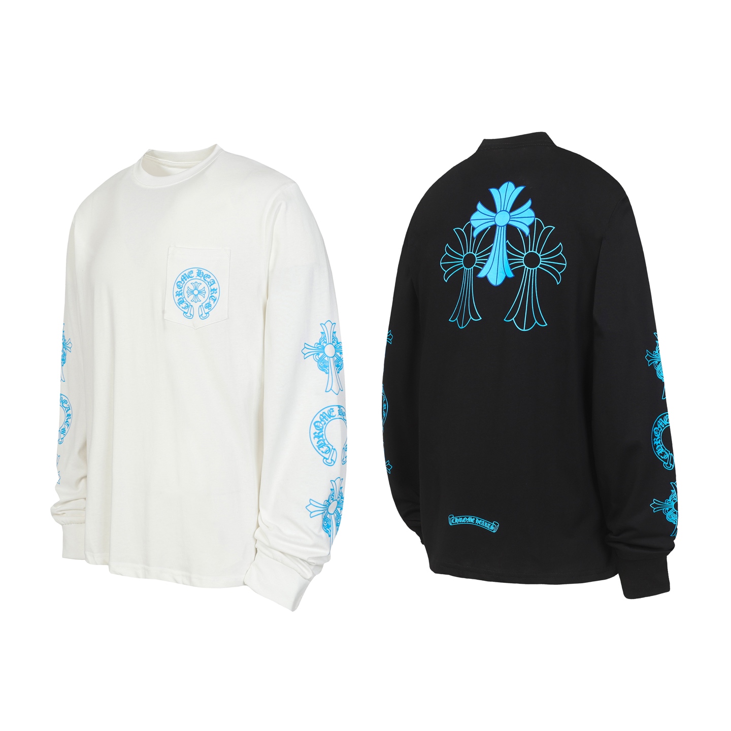 Chrome Hearts Printed Long Sleeve T-Shirt - High Quality Cotton