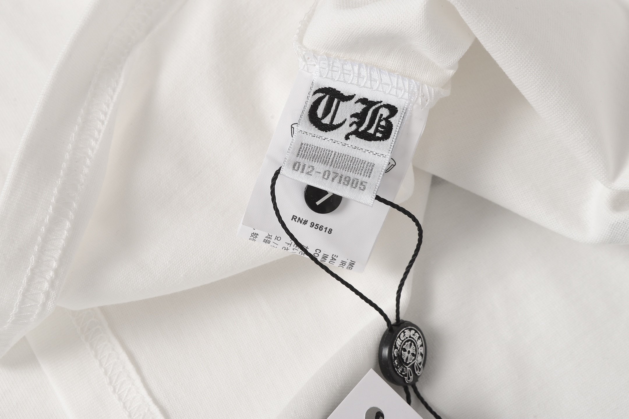 Chrome Hearts Chrome Hearts CH 克罗心彩色马蹄梵文字母印花短袖T桖