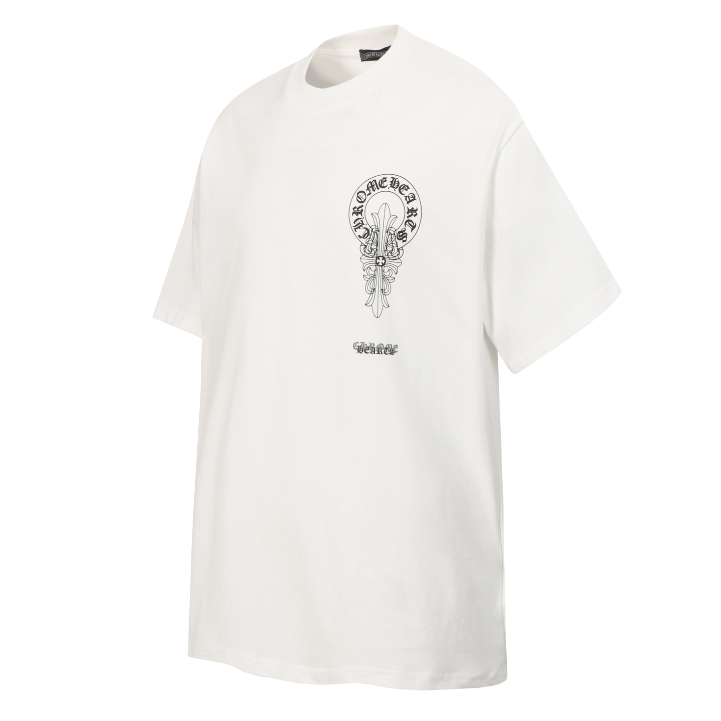 Chrome Hearts Chrome Hearts CH 克罗心彩色马蹄梵文字母印花短袖T桖
