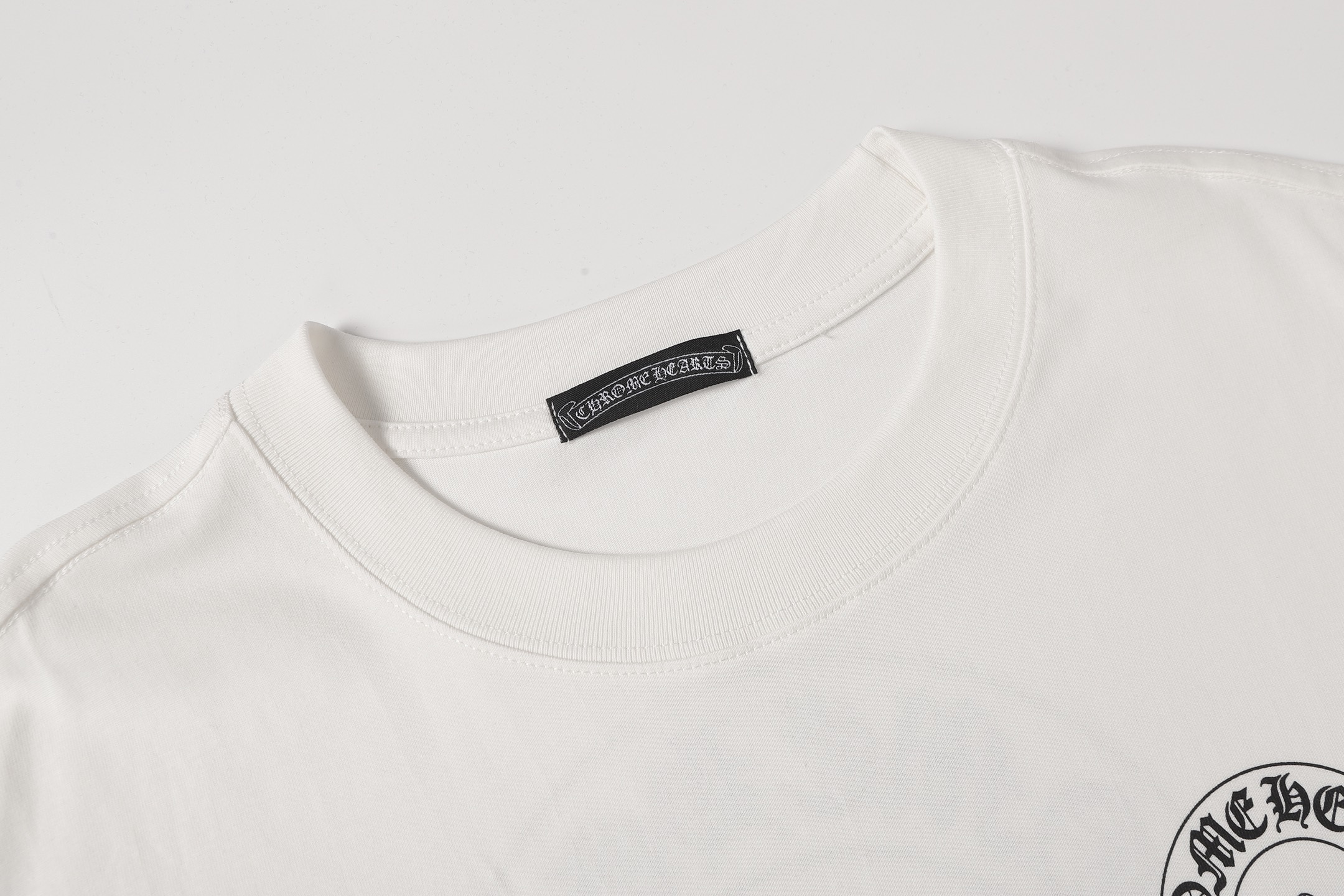 Chrome Hearts Chrome Hearts CH 克罗心彩色马蹄梵文字母印花短袖T桖