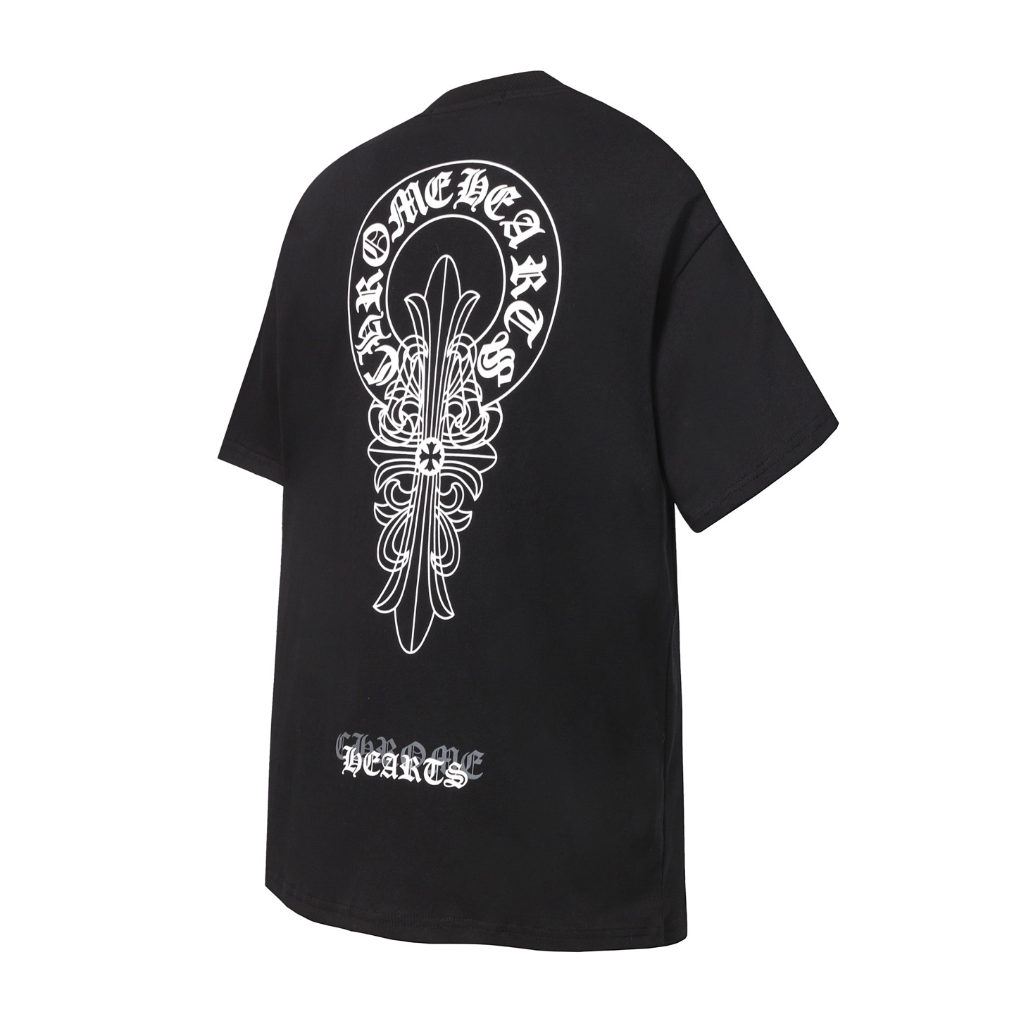 Chrome Hearts Chrome Hearts CH 克罗心彩色马蹄梵文字母印花短袖T桖
