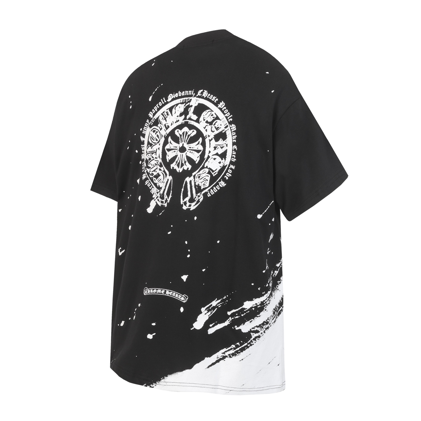 Chrome Hearts Chrome Hearts/克罗心泼墨马蹄模糊印花短袖T桖