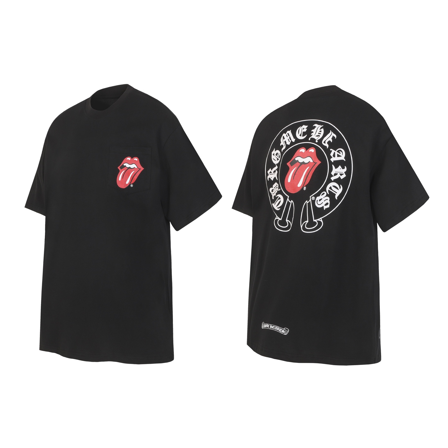 Chrome Hearts Chrome Hearts/克罗心舌头 马蹄印花短袖T桖