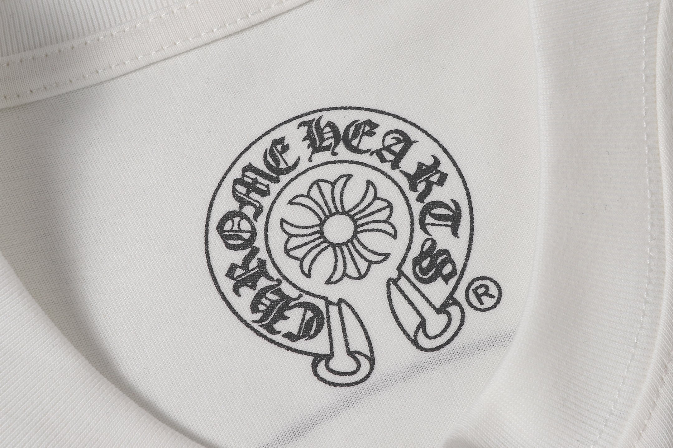 Chrome Hearts Chrome Hearts/克罗心舌头 马蹄印花短袖T桖