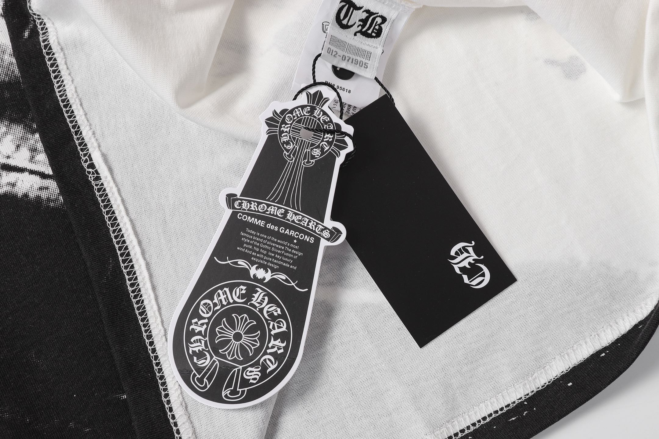 Chrome Hearts Chrome Hearts/克罗心泼墨马蹄模糊印花短袖T桖