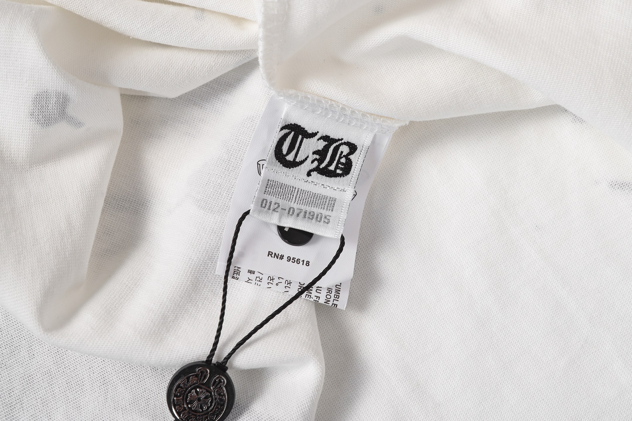 Chrome Hearts Chrome Hearts/克罗心泼墨马蹄模糊印花短袖T桖