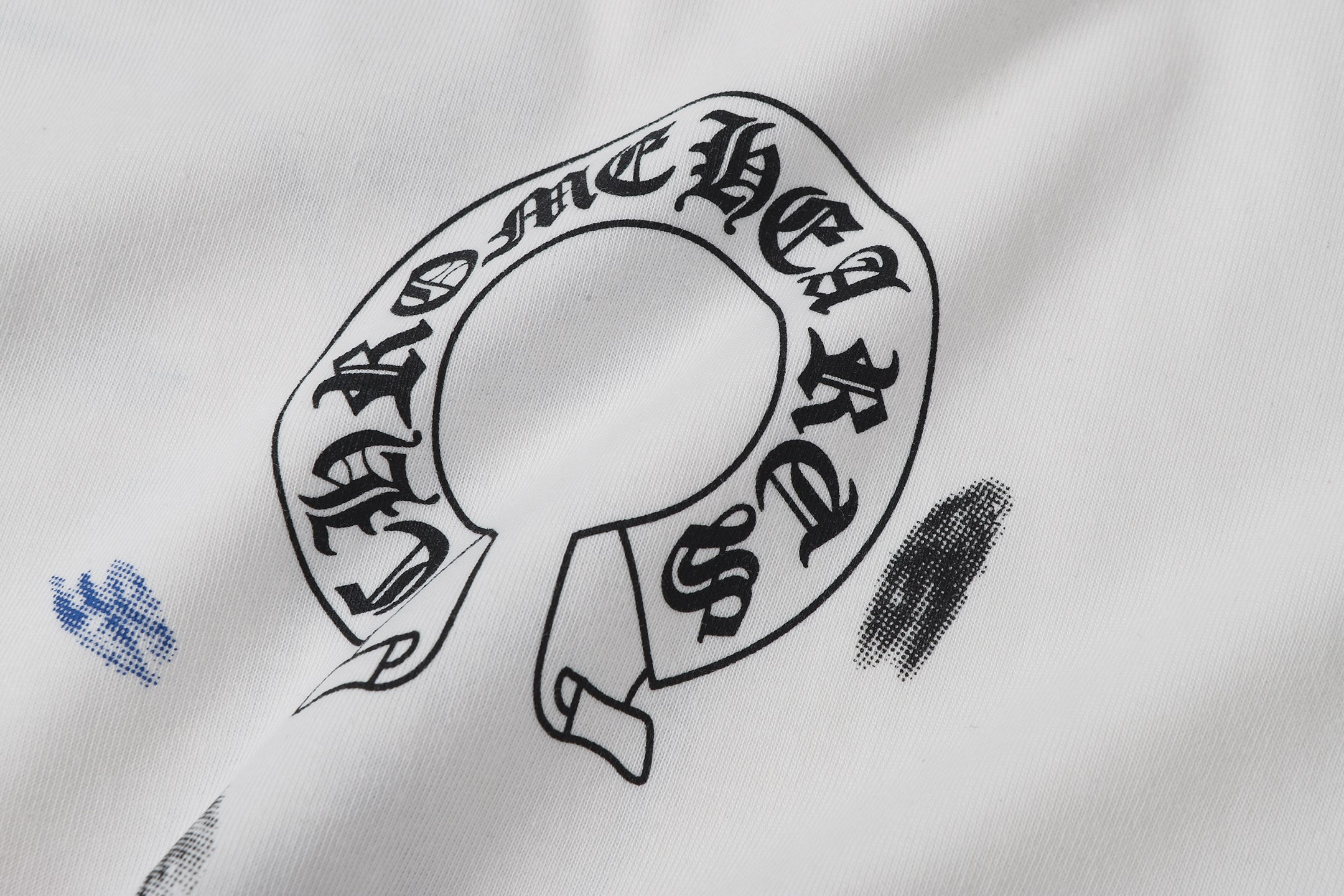 Chrome Hearts Chrome Hearts/克罗心泼墨马蹄印花短袖T桖