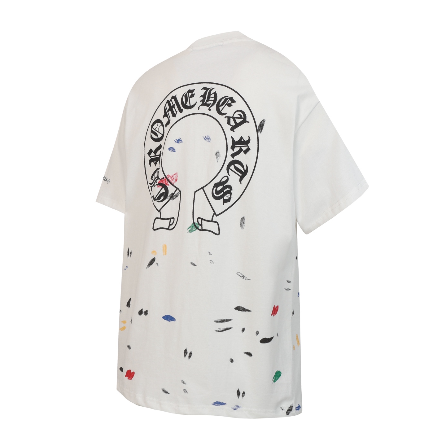 Chrome Hearts Chrome Hearts/克罗心泼墨马蹄印花短袖T桖