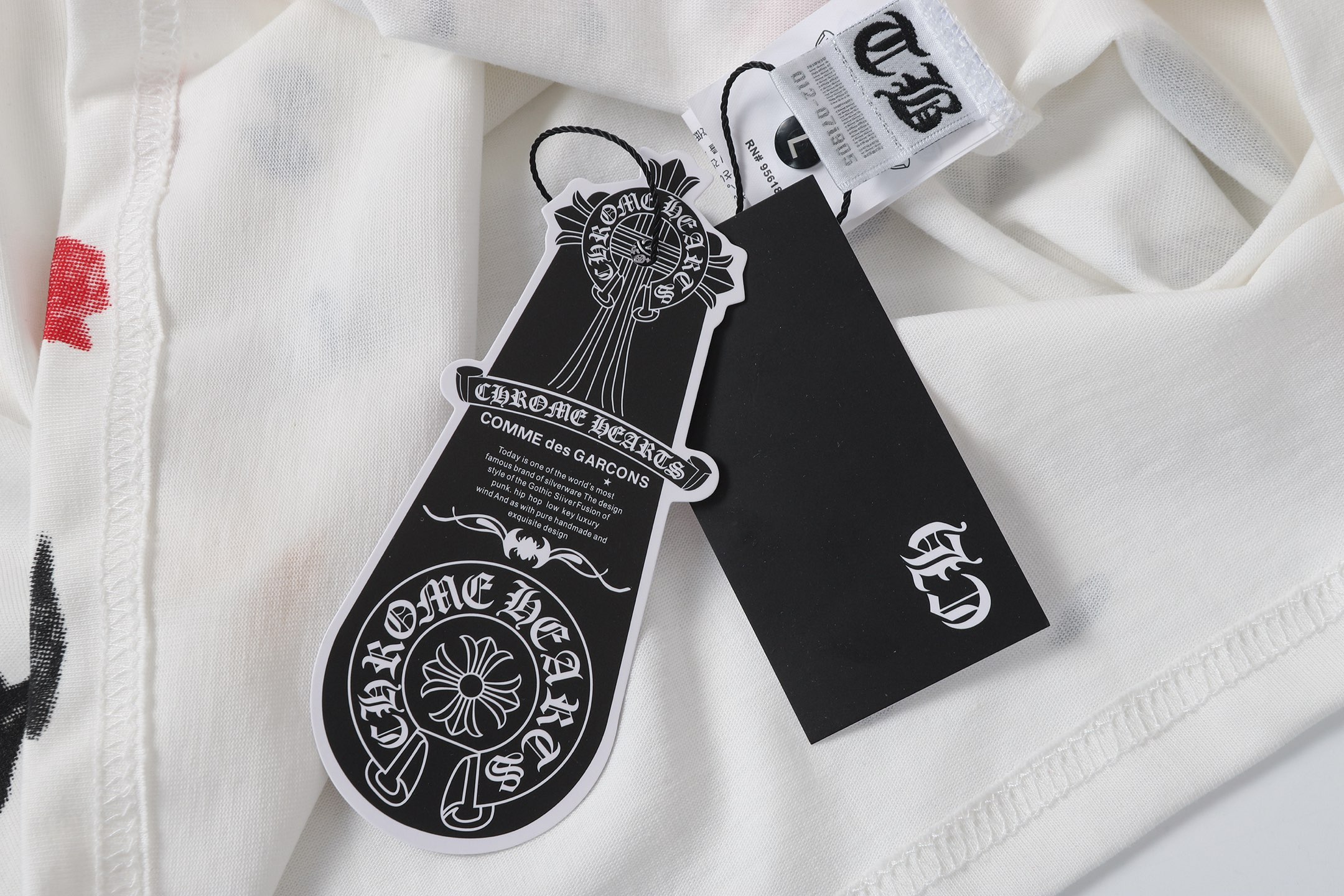 Chrome Hearts Chrome Hearts/克罗心泼墨马蹄印花短袖T桖
