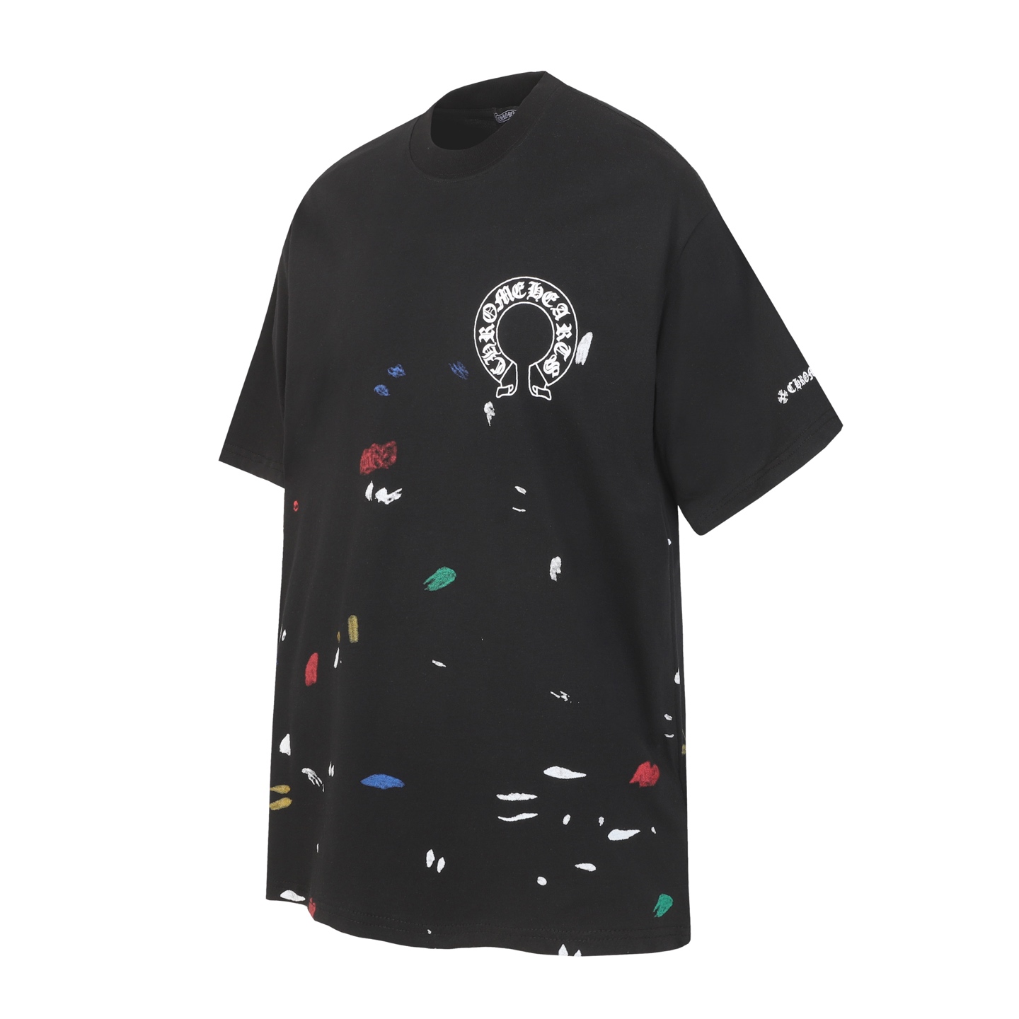 Chrome Hearts Chrome Hearts/克罗心泼墨马蹄印花短袖T桖