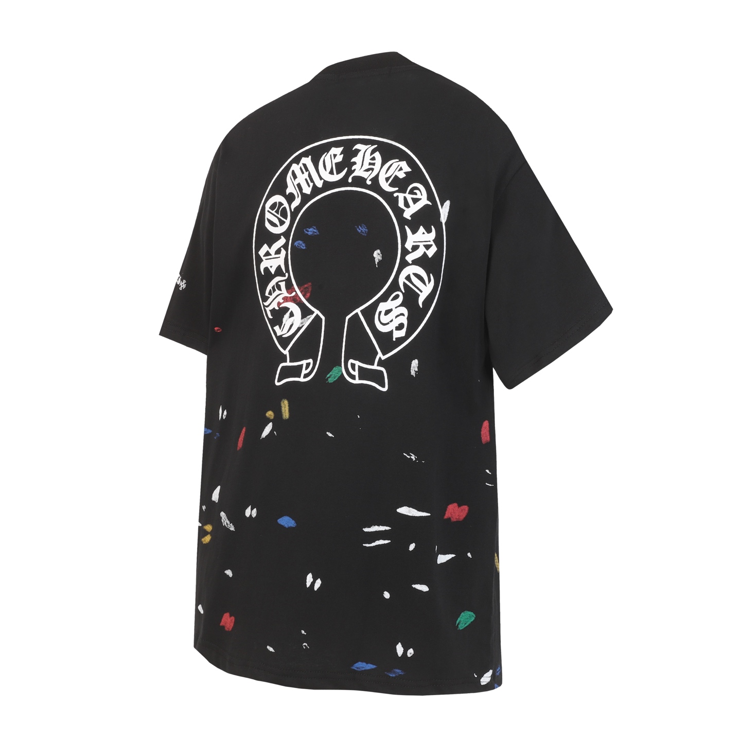 Chrome Hearts Chrome Hearts/克罗心泼墨马蹄印花短袖T桖