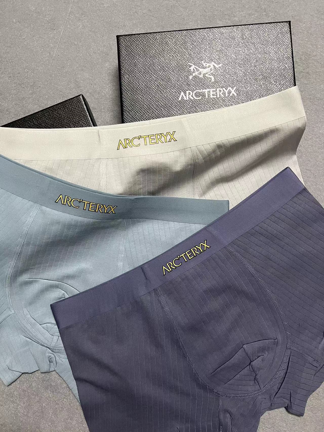  ARC·TERYX（始祖鸟）新品，盒装男士内裤！外贸国外订单，高品质，无痕切割工艺 科学配  92%莫