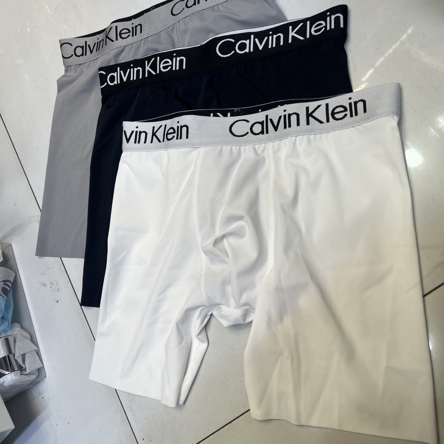 新品长款！Calvin Klein！原单品质！精品盒装男士内裤！外贸国外订单，高品质，真丝无痕切割工艺 