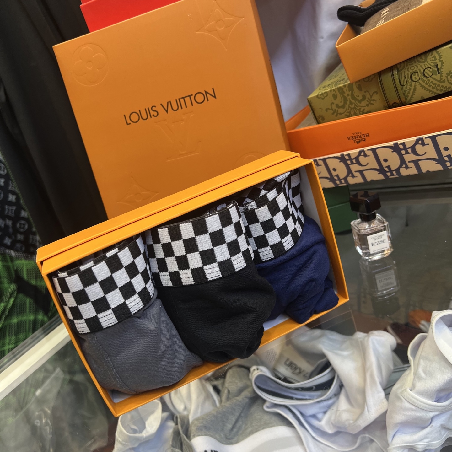 2026新品！LV 路易威登 原单品质！专柜同步精品盒装男士内裤！外贸国外订单，高品质，莫代尔无痕切割工