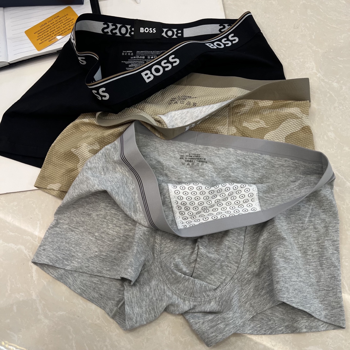 “Boss三剑客”一组三款 新品2026（BOSS）专柜最新款，高级纯棉 最新走秀同款，绝对的原单品质，