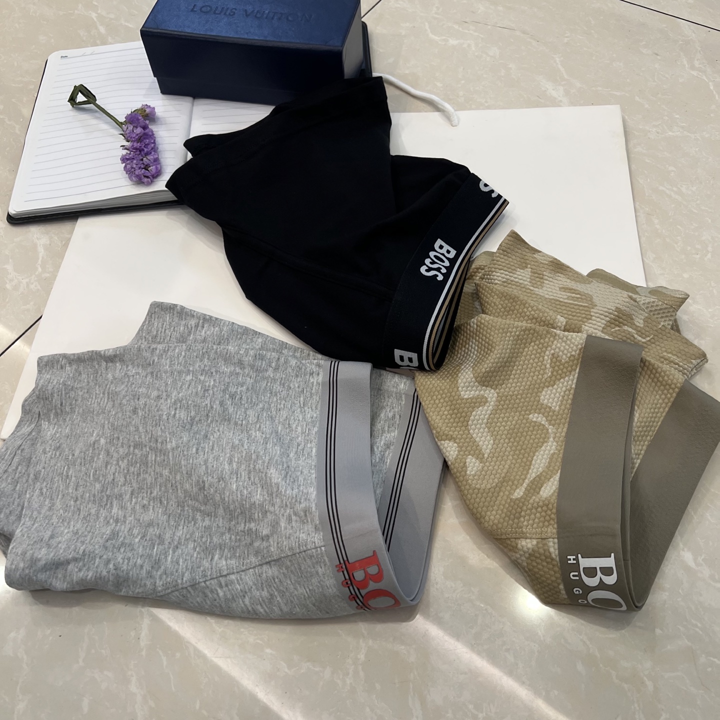 “Boss三剑客”一组三款 新品2026（BOSS）专柜最新款，高级纯棉 最新走秀同款，绝对的原单品质，