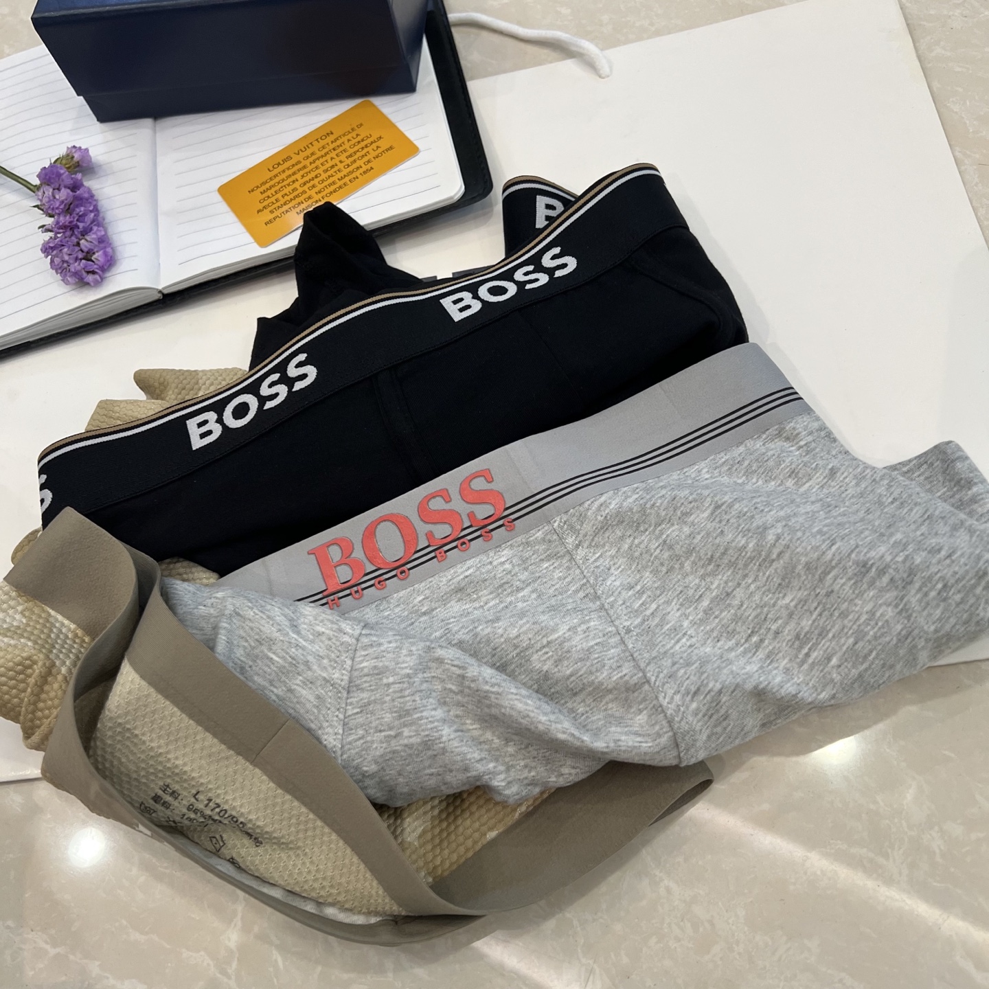 “Boss三剑客”一组三款 新品2026（BOSS）专柜最新款，高级纯棉 最新走秀同款，绝对的原单品质，