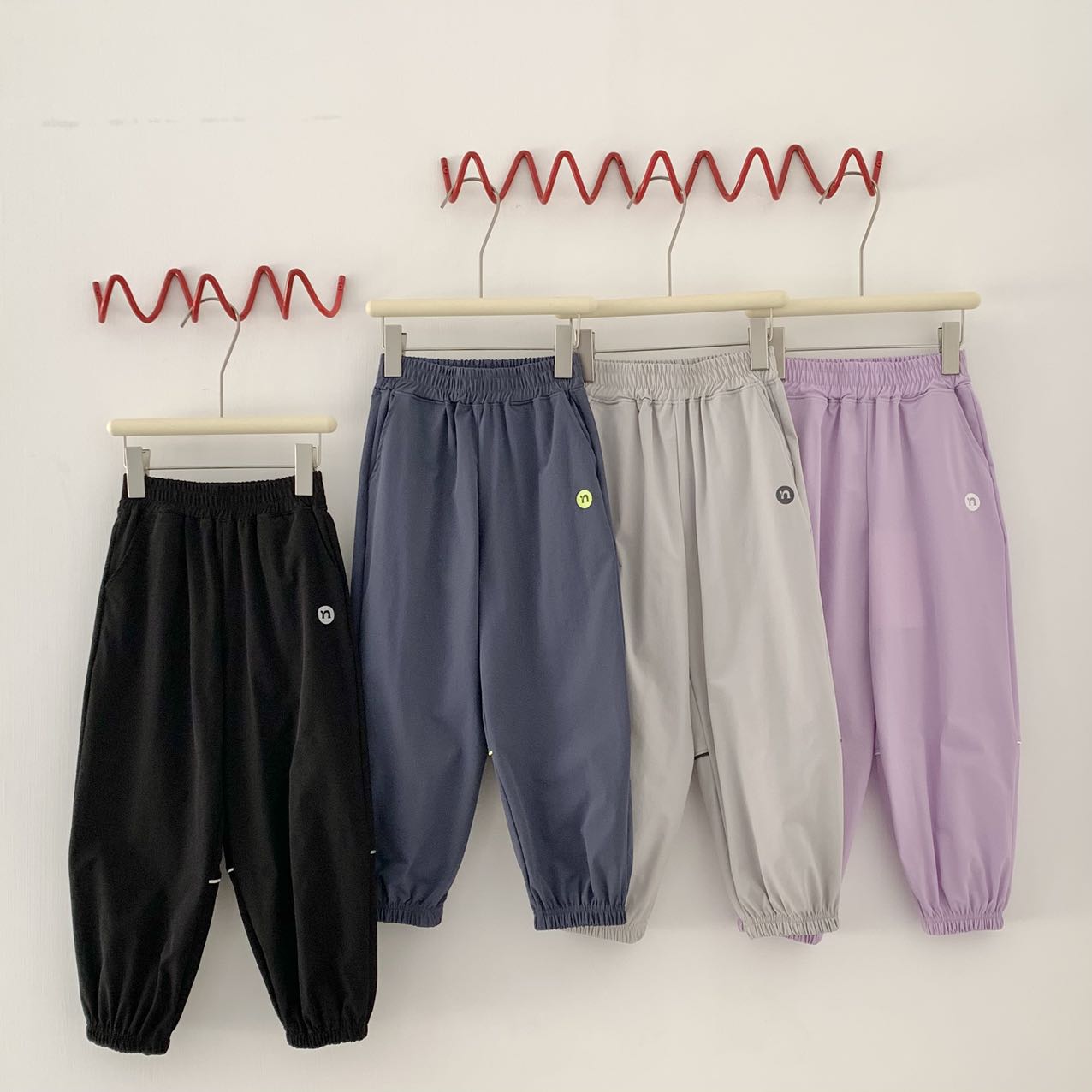 Venta rápida @79.9 38027 Pantalones de secado rápido ENQI con tiras reflectantes, cuatro colores: morado, azul marino, …