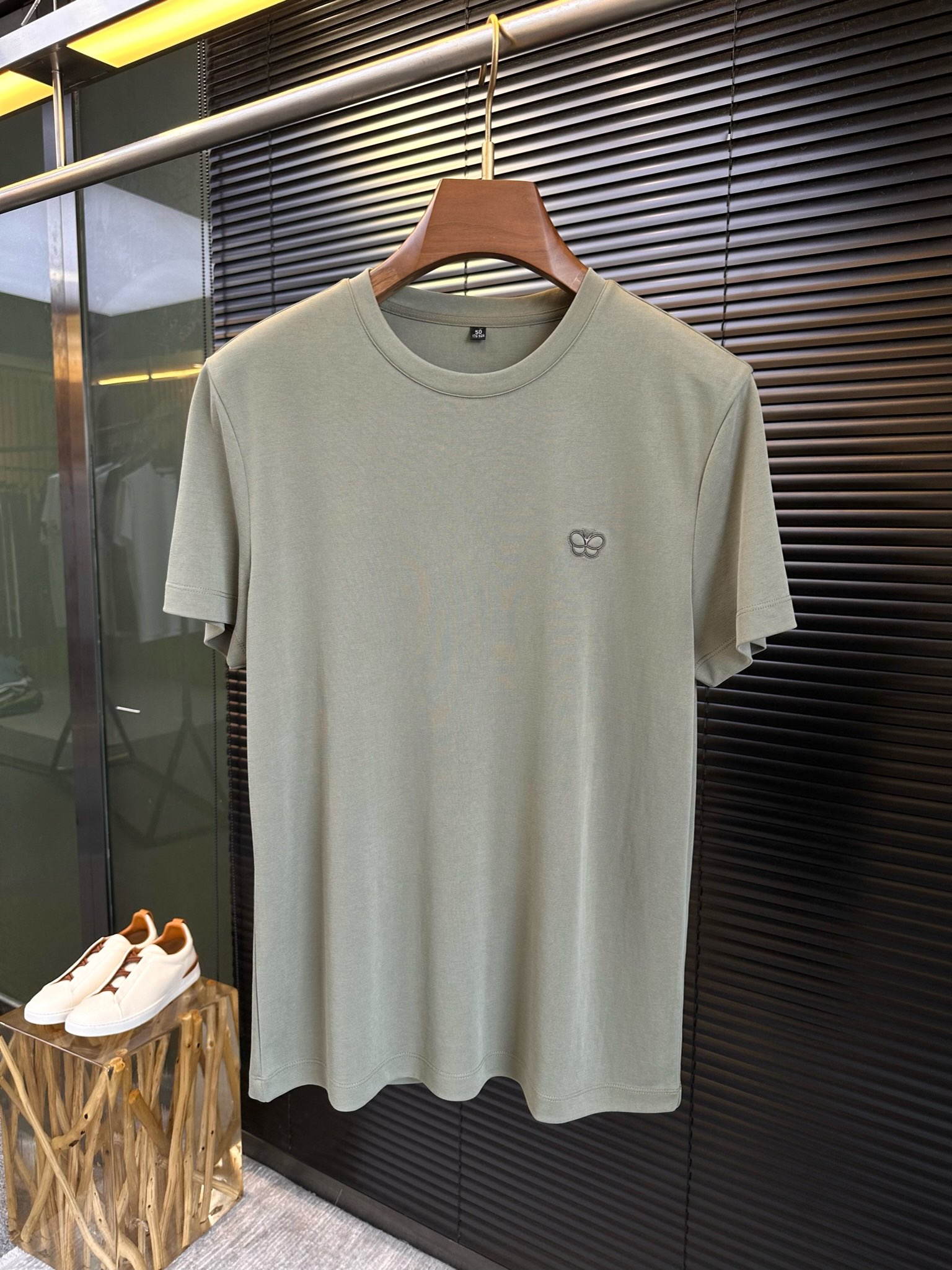 Clothing T-Shirt Black Blue Green Grey White Yellow Men Spring/Summer Collection Short Sleeve