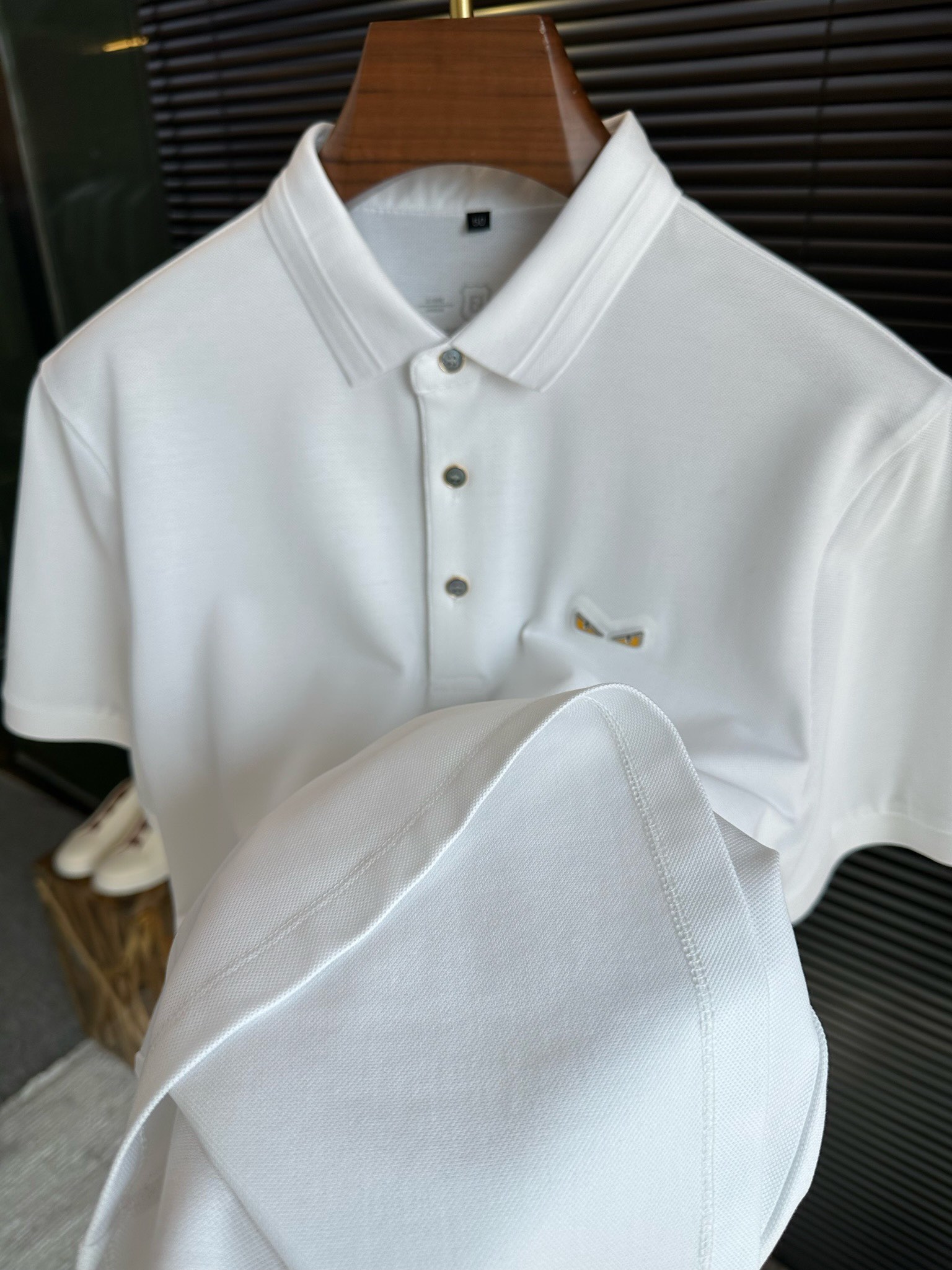 FD&芬2024SS新款Polo衫采用定制棉再生纤维素纤维聚酯纤维混纺面料自带清凉感抗皱吸汗速干软糯有型