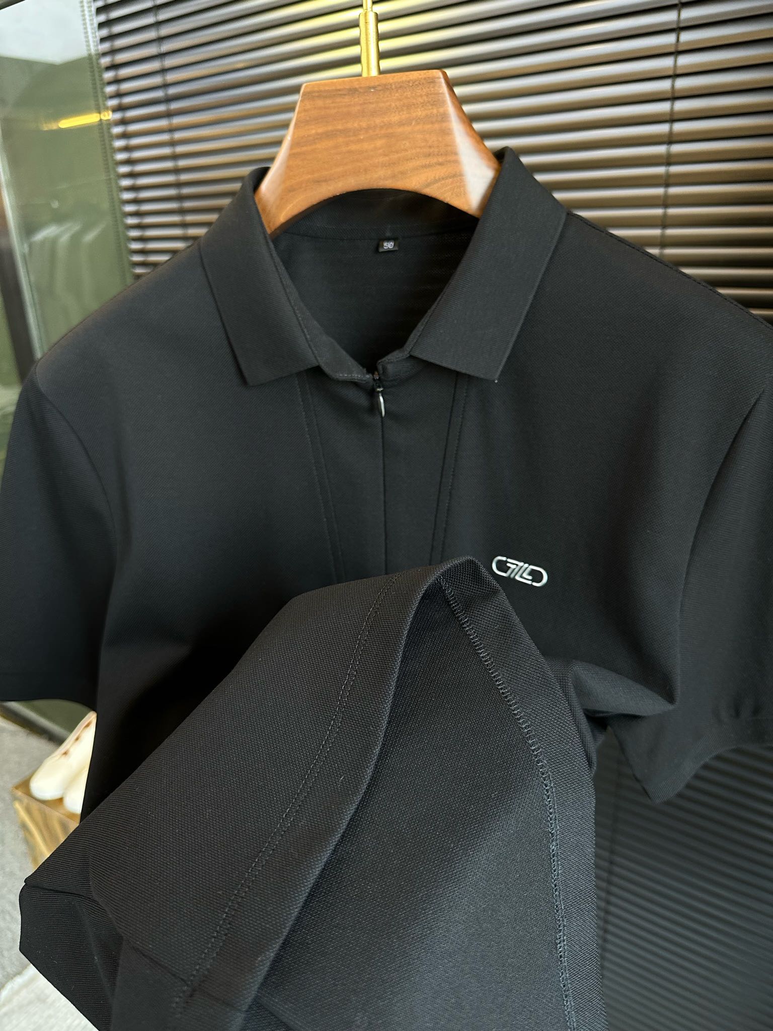 ZILL&泽粒2024SS新款Polo衫柜子最新款采用定制棉再生纤维素纤维聚酯纤维混纺面料抗皱吸汗速干自
