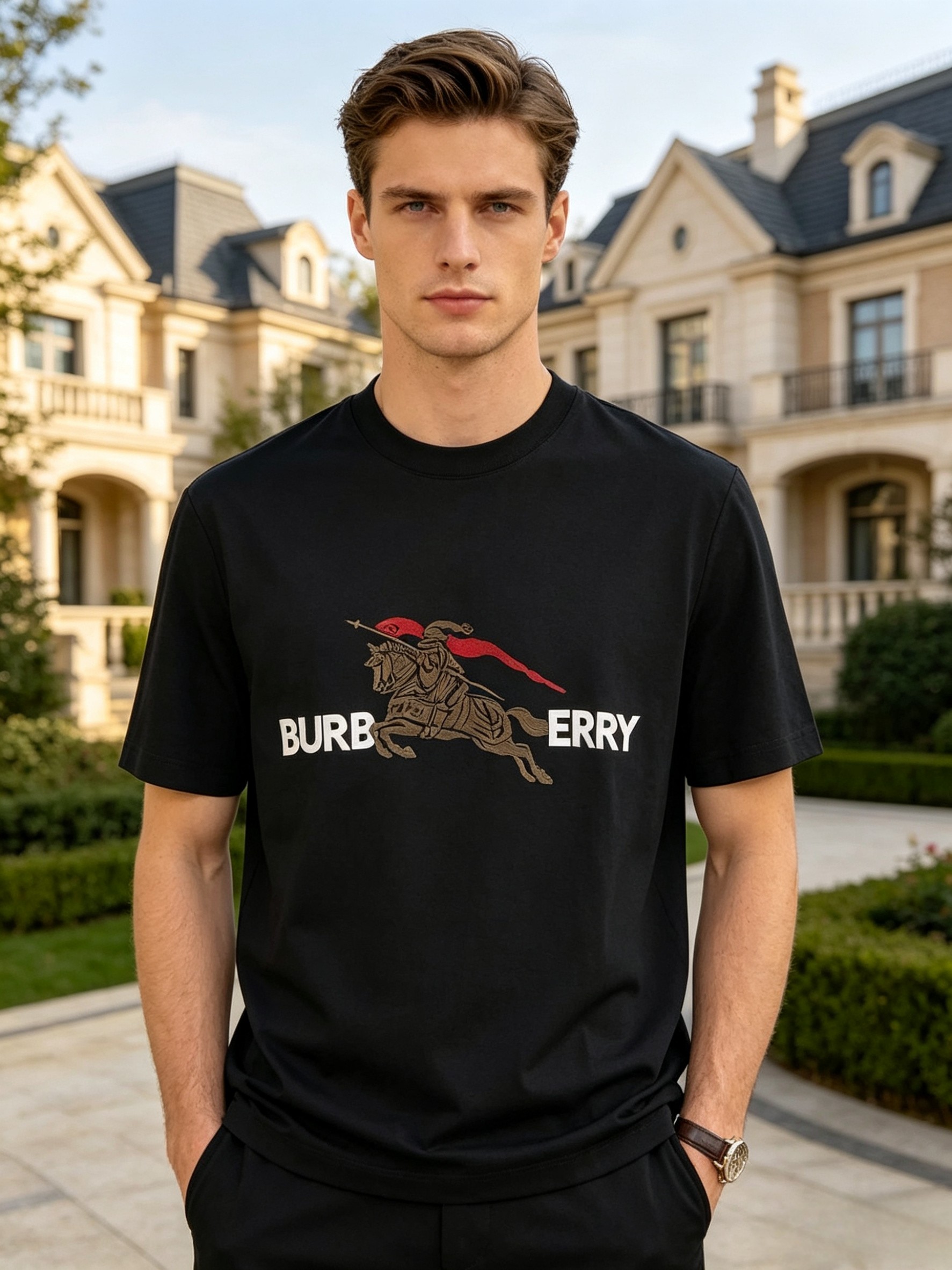 NO:776548,'Burberry' VIP advanced customization!  2026 spring and summer new short-sleeved. This T-shirt is a new product in the summer men's wear series. It is carefully made of imported fabrics with mercerized technology and has a heavy three-dimensional logo to add a casual style. Size M-3XL Recommended reference M120 catties or less (including 120 catties) L121-140 catties XL141-160 catties 2XL161-180 catties  3XL181—200 pounds,,burberry,burberry,T-shirt,tees,t-shirt,19860909《巴宝莉 Burberry》VIP高级定制！ 2026春夏季新款短袖.这款T恤是夏季男装系列新品,采用丝光工艺进口面料精心制作,重工立体Logo,增添休闲风范.码数 M-3XL 推荐参考 M120斤以内（含120斤） L121—140斤 XL141—160斤 2XL161—180斤 3XL181—200斤,,burberry,burberry,T-shirt,tees，t-shirt,,Men's clothing