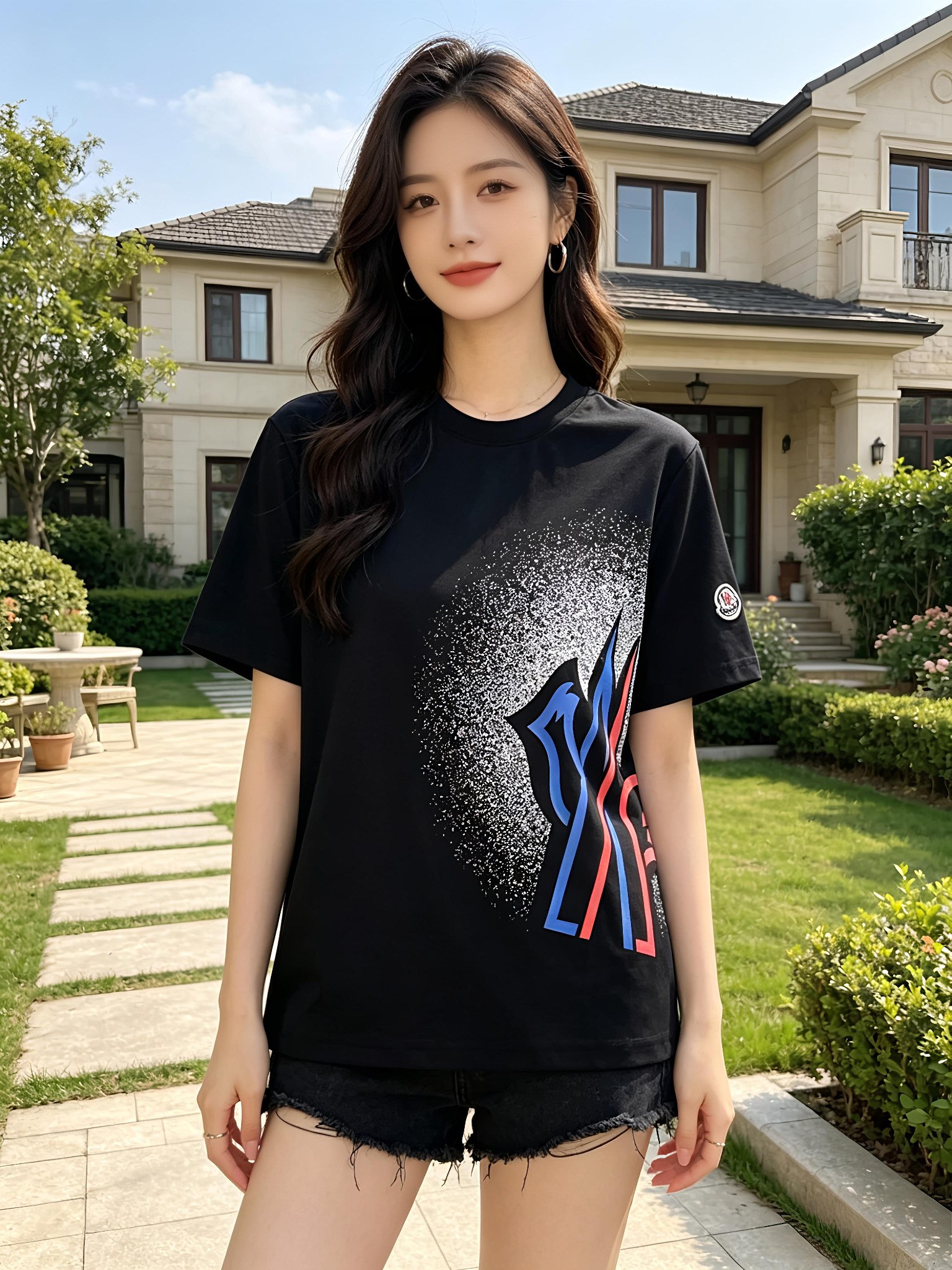 NO:776525,'Moncler' VIP advanced customization!  2026 spring and summer new short-sleeved. This T-shirt is a new product in the summer men's wear series. It is carefully made of imported fabrics with mercerized technology and has a heavy three-dimensional logo to add a casual style. Size M-3XL Recommended reference M120 catties or less (including 120 catties) L121-140 catties XL141-160 catties 2XL161-180 catties  3XL181—200 pounds,,Moncler,T-shirt,tees,t-shirt,19860909《蒙口 Moncler》VIP高级定制！ 2026春夏季新款短袖.这款T恤是夏季男装系列新品,采用丝光工艺进口面料精心制作,重工立体Logo,增添休闲风范.码数 M-3XL 推荐参考 M120斤以内（含120斤） L121—140斤 XL141—160斤 2XL161—180斤 3XL181—200斤,,Moncler,T-shirt,tees，t-shirt,,Men's clothing