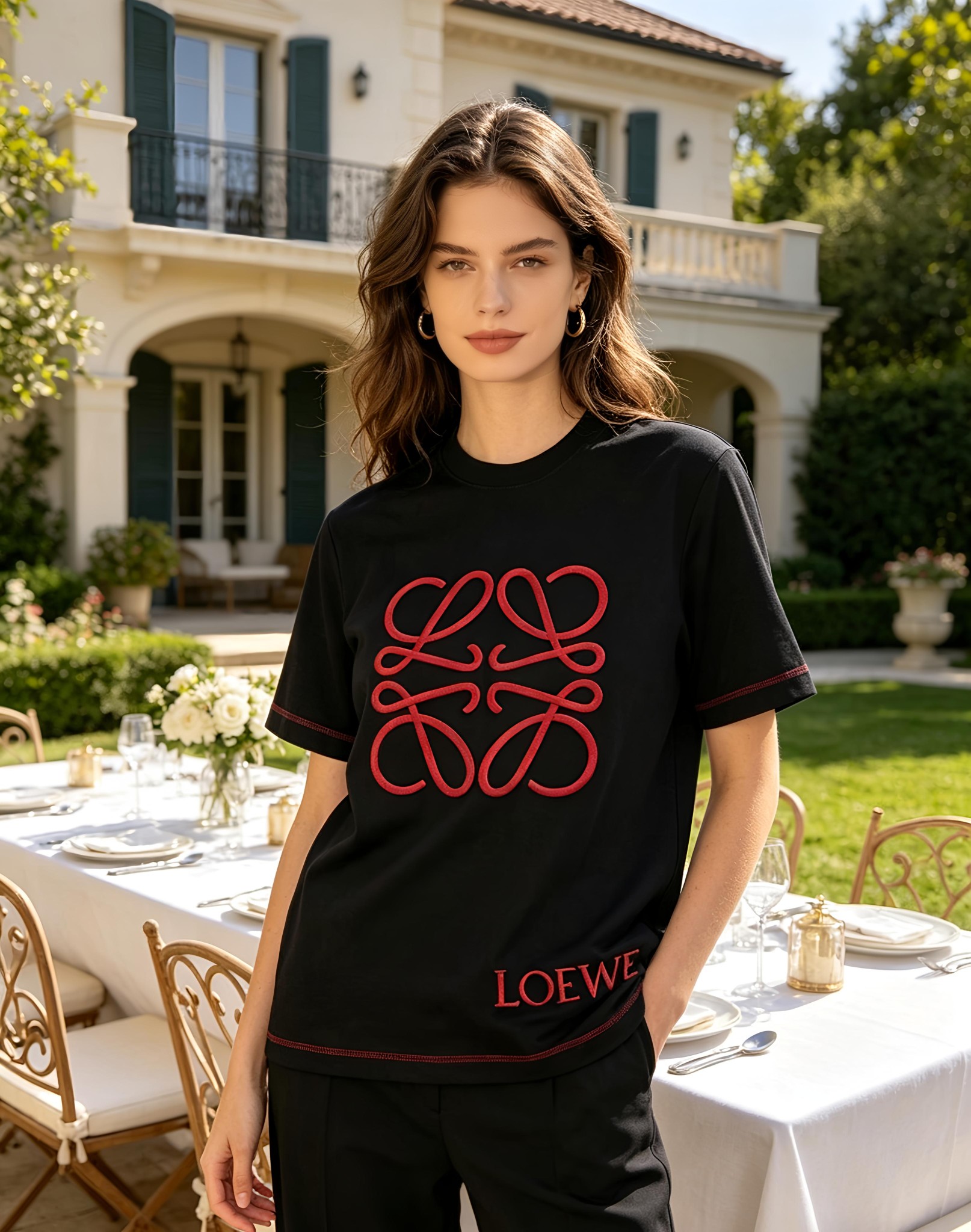 NO:776564,'LOEWE' VIP advanced customization!  2026 spring and summer new short-sleeved. This T-shirt is a new product in the summer men's wear series. It is carefully made of imported fabrics with mercerized technology and has a heavy three-dimensional logo to add a casual style. Size M-3XL Recommended reference M120 catties or less (including 120 catties) L121-140 catties XL141-160 catties 2XL161-180 catties  3XL181—200 pounds,,loewe,loewe,T-shirt,tees,t-shirt,19860909《罗意威 LOEWE》VIP高级定制！ 2026春夏季新款短袖.这款T恤是夏季男装系列新品,采用丝光工艺进口面料精心制作,重工立体Logo,增添休闲风范.码数 M-3XL 推荐参考 M120斤以内（含120斤） L121—140斤 XL141—160斤 2XL161—180斤 3XL181—200斤,,loewe,loewe,T-shirt,tees，t-shirt,,Men's clothing