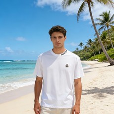 🐴《蒙口 Moncler》VIP高级定制! 2026春夏季新款短袖。这款T恤是夏季男装系列新品,采用丝光 🐴《蒙口 Moncler》VIP高级定制! 2026春夏季新款短袖。这款T恤是夏季男装系列新品,采用丝光