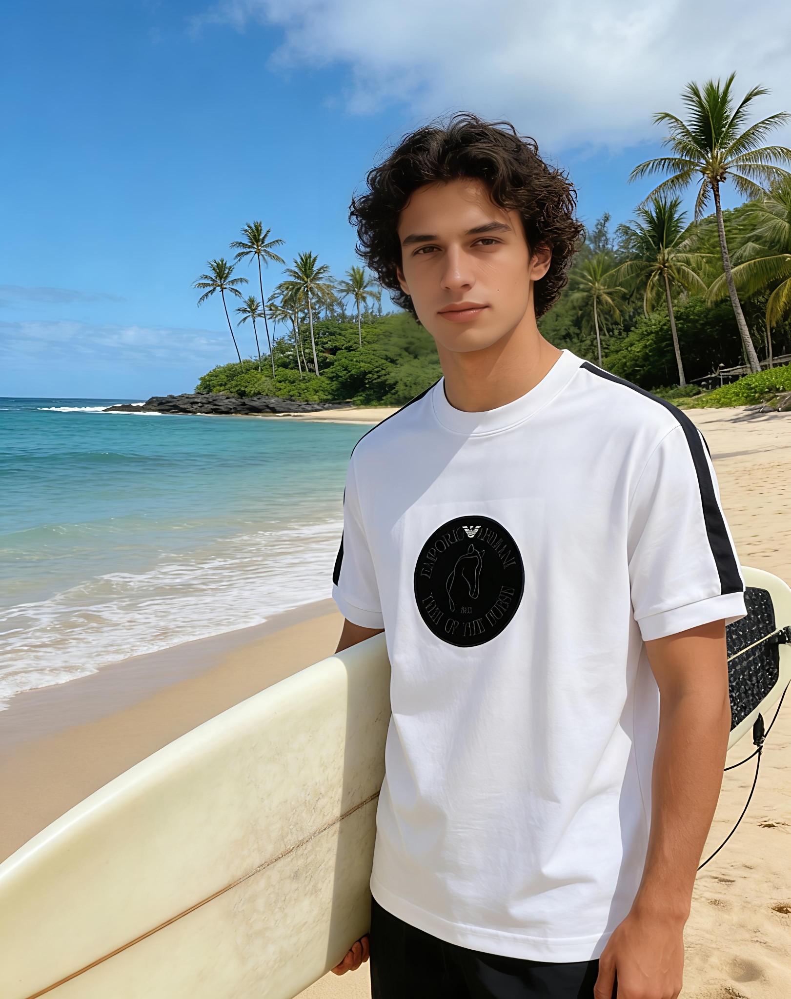 NO:838770,'Armani' VIP advanced customization!  2026 spring and summer new short-sleeved. This T-shirt is a new product in the summer men's wear series. It is carefully made of imported fabrics with mercerized technology and has a heavy three-dimensional logo to add a casual style. Size M-3XL Recommended reference M120 catties or less (including 120 catties) L121-140 catties XL141-160 catties 2XL161-180 catties  3XL181—200 pounds,,armani,armani,T-shirt,tees,t-shirt,19860909《阿玛尼 Armani》VIP高级定制！ 2026春夏季新款短袖.这款T恤是夏季男装系列新品,采用丝光工艺进口面料精心制作,重工立体Logo,增添休闲风范.码数 M-3XL 推荐参考 M120斤以内（含120斤） L121—140斤 XL141—160斤 2XL161—180斤 3XL181—200斤,,armani,armani,T-shirt,tees，t-shirt,,Men's clothing