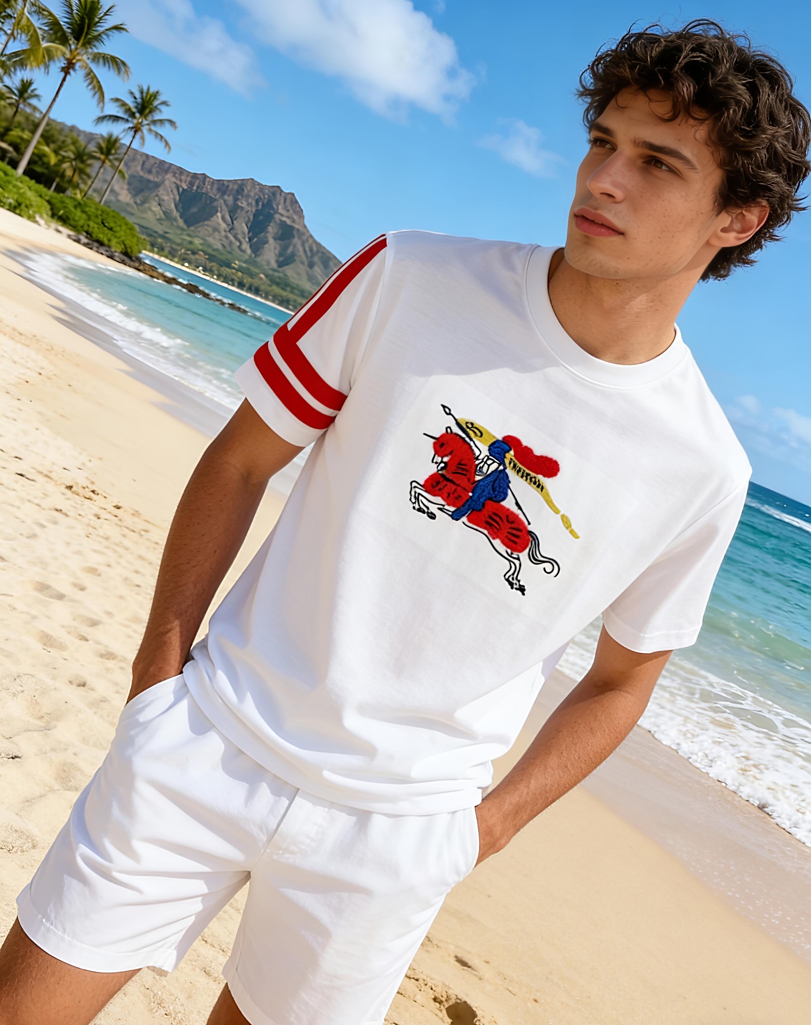 NO:838760,'Burberry' VIP advanced customization!  2026 spring and summer new short-sleeved. This T-shirt is a new product in the summer men's wear series. It is carefully made of imported fabrics with mercerized technology and has a heavy three-dimensional logo to add a casual style. Size M-3XL Recommended reference M120 catties or less (including 120 catties) L121-140 catties XL141-160 catties 2XL161-180 catties  3XL181—200 pounds,,burberry,burberry,T-shirt,tees,t-shirt,19860909《巴宝莉 Burberry》VIP高级定制！ 2026春夏季新款短袖.这款T恤是夏季男装系列新品,采用丝光工艺进口面料精心制作,重工立体Logo,增添休闲风范.码数 M-3XL 推荐参考 M120斤以内（含120斤） L121—140斤 XL141—160斤 2XL161—180斤 3XL181—200斤,,burberry,burberry,T-shirt,tees，t-shirt,,Men's clothing