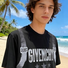 🐴《纪梵希 GIVENCHY》VIP高级定制! 2026春夏季新款短袖。这款T恤是夏季男装系列新品,采用 🐴《纪梵希 GIVENCHY》VIP高级定制! 2026春夏季新款短袖。这款T恤是夏季男装系列新品,采用