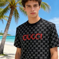🐴《古奇 GUCCI》VIP高级定制! 2026春夏季新款短袖。这款T恤是夏季男装系列新品,采用丝光工艺 🐴《古奇 GUCCI》VIP高级定制! 2026春夏季新款短袖。这款T恤是夏季男装系列新品,采用丝光工艺