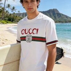 🐴《古奇 GUCCI》VIP高级定制! 2026春夏季新款短袖。这款T恤是夏季男装系列新品,采用丝光工艺 🐴《古奇 GUCCI》VIP高级定制! 2026春夏季新款短袖。这款T恤是夏季男装系列新品,采用丝光工艺