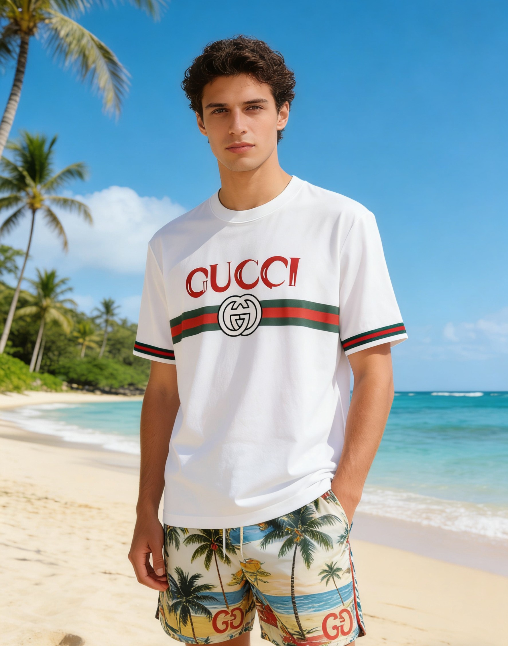 NO:838752,'Gucci GUCCI' VIP advanced customization!  2026 spring and summer new short-sleeved. This T-shirt is a new product in the summer men's wear series. It is carefully made of imported fabrics with mercerized technology and has a heavy three-dimensional logo to add a casual style. Size M-3XL Recommended reference M120 catties or less (including 120 catties) L121-140 catties XL141-160 catties 2XL161-180 catties  3XL181—200 pounds,,gucci,T-shirt,tees,t-shirt,19860909《古奇 GUCCI》VIP高级定制！ 2026春夏季新款短袖.这款T恤是夏季男装系列新品,采用丝光工艺进口面料精心制作,重工立体Logo,增添休闲风范.码数 M-3XL 推荐参考 M120斤以内（含120斤） L121—140斤 XL141—160斤 2XL161—180斤 3XL181—200斤,,gucci,T-shirt,tees，t-shirt,,Men's clothing