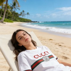 🐴《古奇 GUCCI》VIP高级定制! 2026春夏季新款短袖。这款T恤是夏季男装系列新品,采用丝光工艺 🐴《古奇 GUCCI》VIP高级定制! 2026春夏季新款短袖。这款T恤是夏季男装系列新品,采用丝光工艺