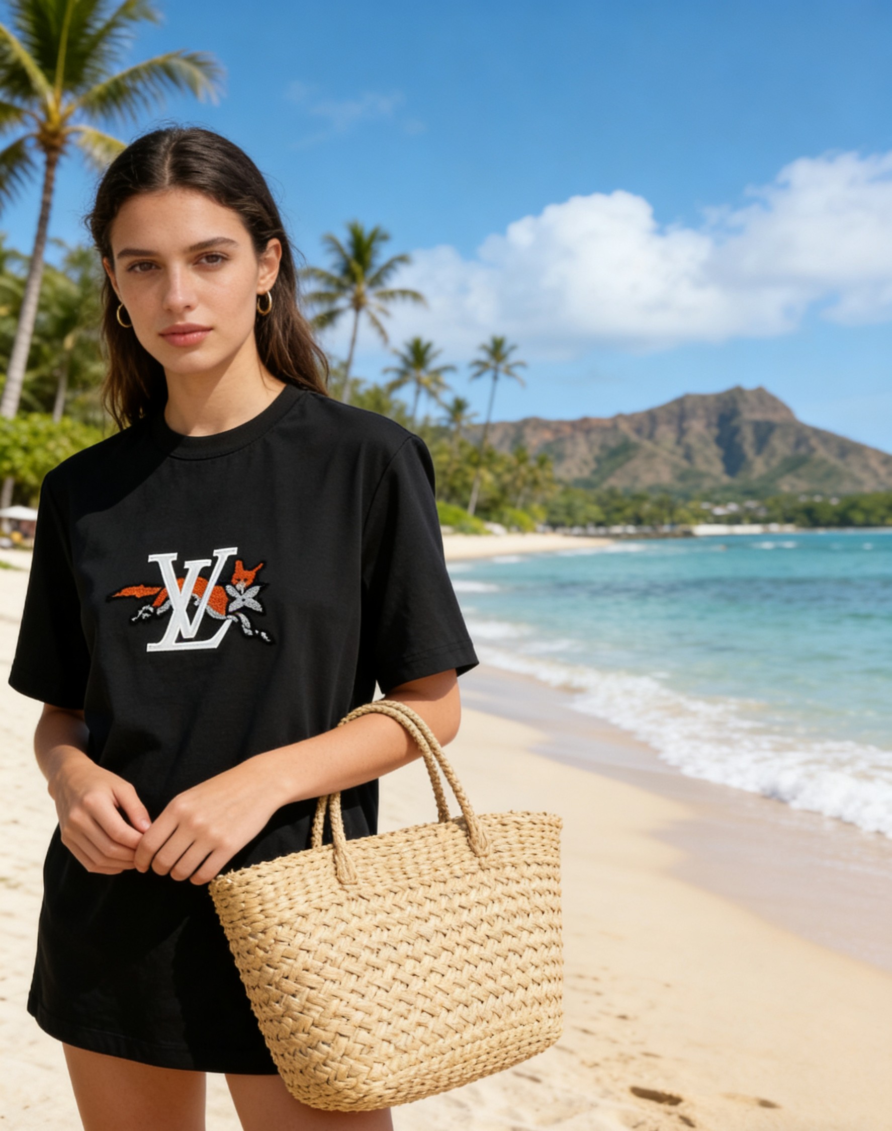 🐴《路易威登 LV》VIP高级定制！ 2026春夏季新款短袖。这款T恤是夏季男装系列新品，采用丝光工艺进