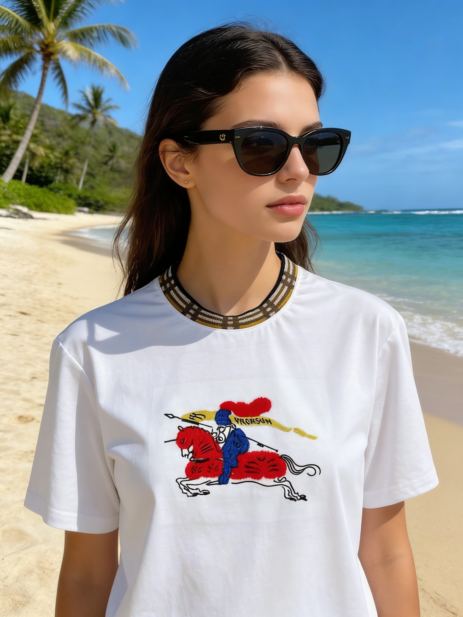 🐴《巴宝莉 Burberry》VIP高级定制！ 2026春夏季新款短袖。这款T恤是夏季男装系列新品，采用
