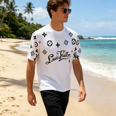 🐴《路易威登 LV》VIP高级定制! 2026春夏季新款短袖。这款T恤是夏季男装系列新品,采用丝光工艺进 🐴《路易威登 LV》VIP高级定制! 2026春夏季新款短袖。这款T恤是夏季男装系列新品,采用丝光工艺进