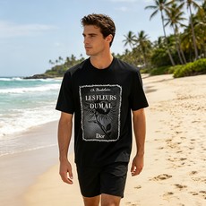 🐴《迪奥 Dior》VIP高级定制! 2026春夏季新款短袖。这款T恤是夏季男装系列新品,采用丝光工艺进 🐴《迪奥 Dior》VIP高级定制! 2026春夏季新款短袖。这款T恤是夏季男装系列新品,采用丝光工艺进