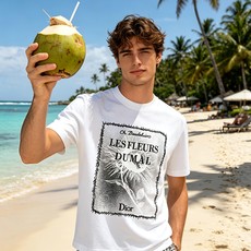 🐴《迪奥 Dior》VIP高级定制! 2026春夏季新款短袖。这款T恤是夏季男装系列新品,采用丝光工艺进 🐴《迪奥 Dior》VIP高级定制! 2026春夏季新款短袖。这款T恤是夏季男装系列新品,采用丝光工艺进